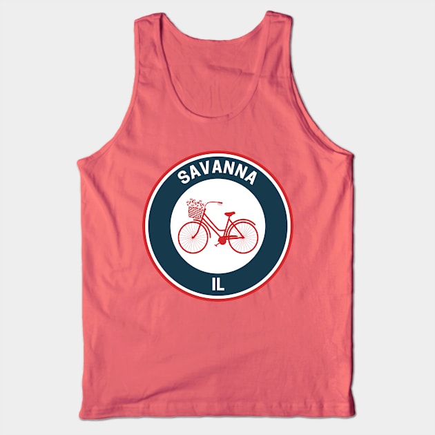 Vintage Savanna Illinois Tank Top by fearcity